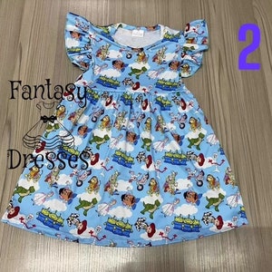 Toy Story Girl Dress Lotso Bear Buzz Girl Dress