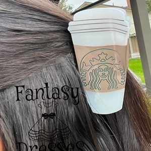My Favorite Coffee Cup Hair Claw Clip