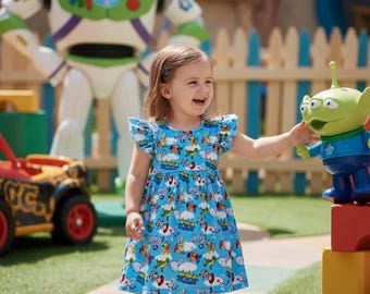 Toy Story Girl Dress Lotso Bear Buzz Girl Dress