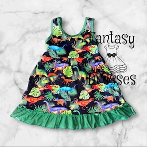 Dinosaur Girl Boutique Dress