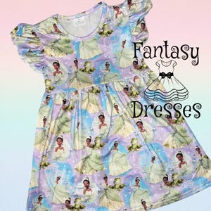 Tiana Dress Princess and The Frog Girl Dress