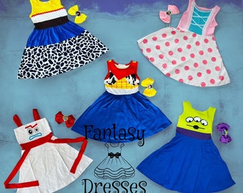 Toy Story Girl Characters Dress with Bow