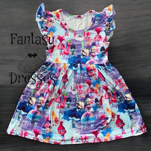 Trolls Girl Dress Poppy Dress