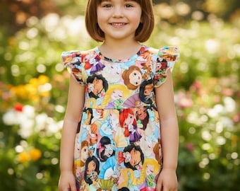 Robe de princesse Disney pour bébé Princesse et animaux de compagnie
