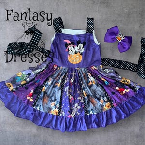 Disney Halloween Twirl Girl Dress TNBC