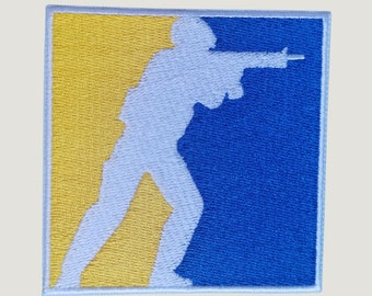 Patch &quot;Counter Strike 2&quot;, CS2 Patch, Patch for backpack/ tote bag/ clothe, Iron-on patch, sew-on patch