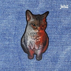 Angry Cat Meme Patch: Iron-On/Sew-On Patch