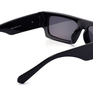 Unique MEN Square Black Sunglasses Trending Square Sunglasses Modern Style Sunglasses zdjęcie 1