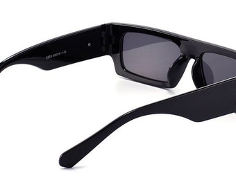 Lunettes de soleil carrées noires uniques pour HOMME | Lunettes de soleil carrées tendance | Lunettes de soleil de style moderne