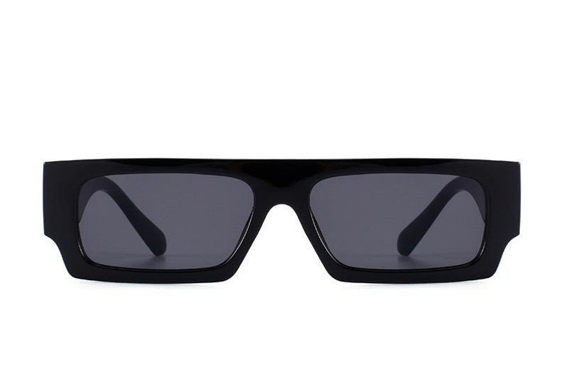 Unique MEN Square Black Sunglasses Trending Square Sunglasses Modern Style Sunglasses zdjęcie 2