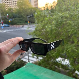 Unique MEN Square Black Sunglasses Trending Square Sunglasses Modern Style Sunglasses zdjęcie 6