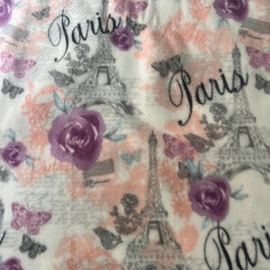Eiffel Tower Paris Anti-pill Plush Fleece