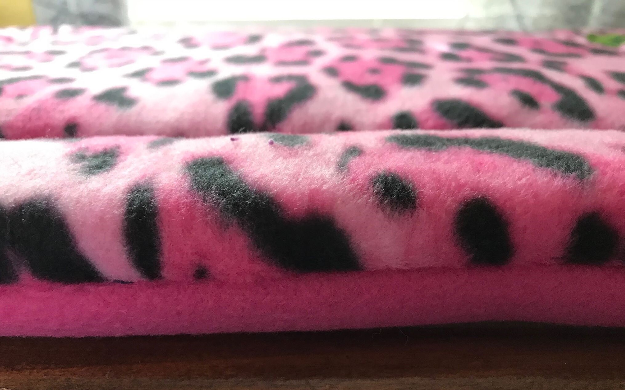 Pink Print Mat Crate Mat - Hot Pink on Pink Leopard Print - Etsy