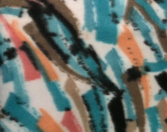 Crate Pad Turquoise Multi Paint Strokes