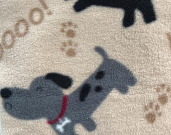 ¡Guau! Almohadilla para jaulas, perros y patas en forro polar beige