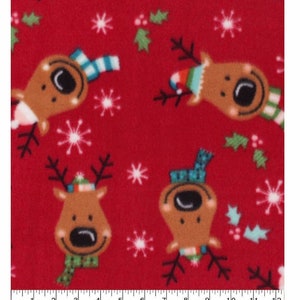 Crate Mat - Reindeer Faces Holiday
