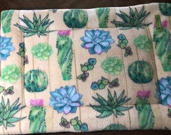 Cuscino per casse succulente su legno in pile beige