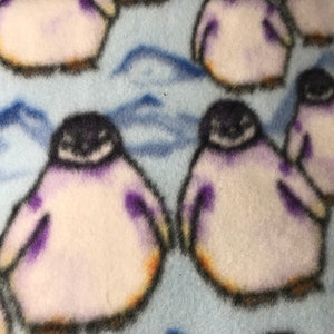 Crate Mat- Penguins on Ice - large 36 x 24