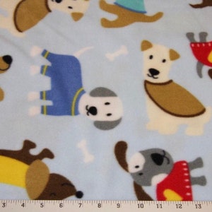 Crate Mat - Dressed Up Dogs On Blue