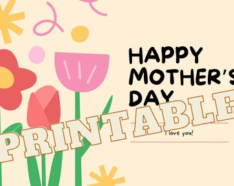 Printable Cards - Mother's Day