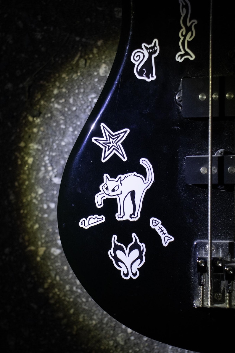 Emo Kitty Sticker Sheet image 5