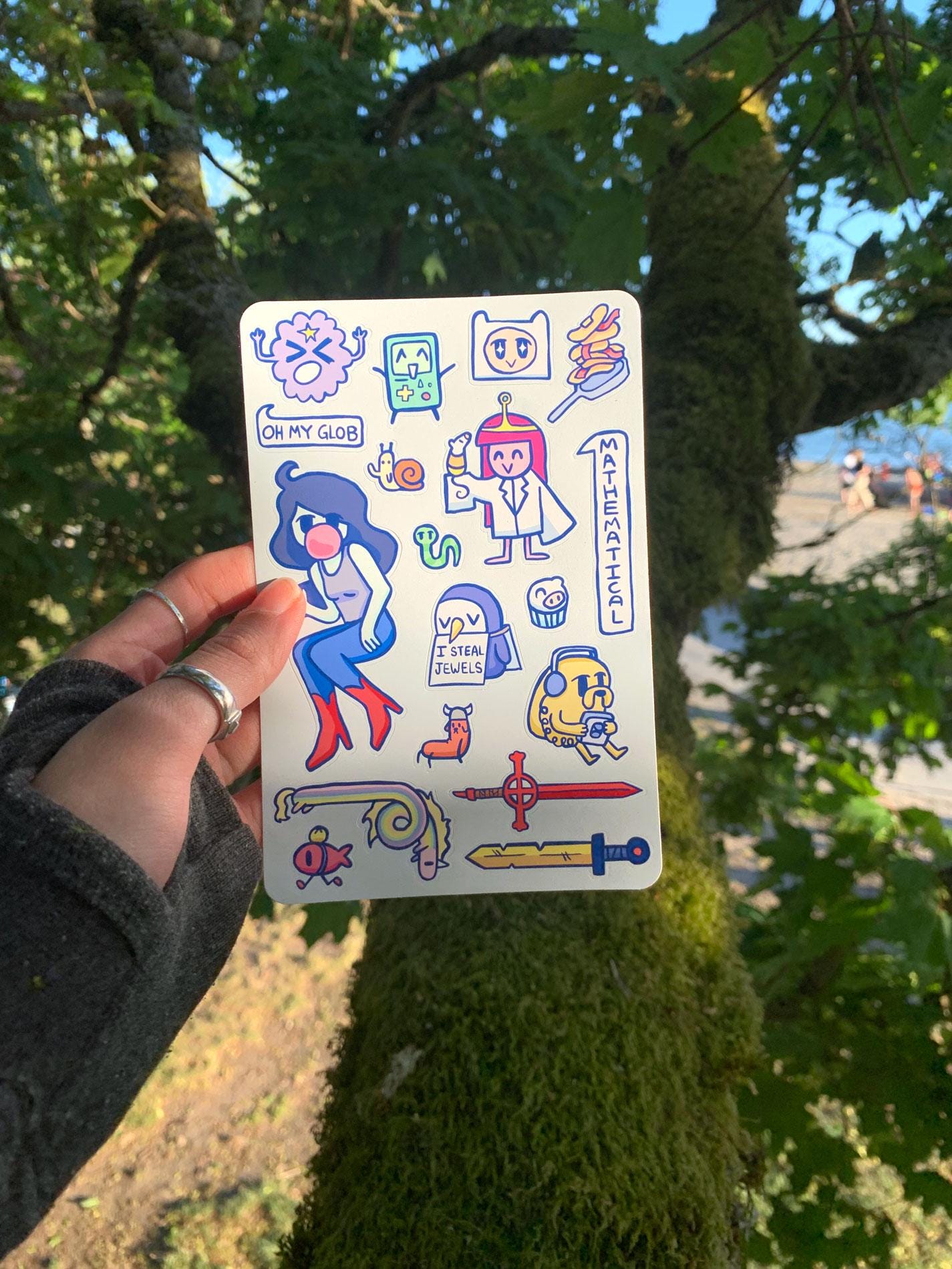 Adventure Time Sticker Sheet - Etsy