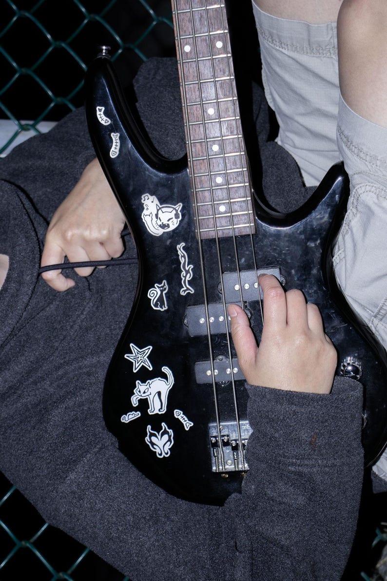 Emo Kitty Sticker Sheet image 6