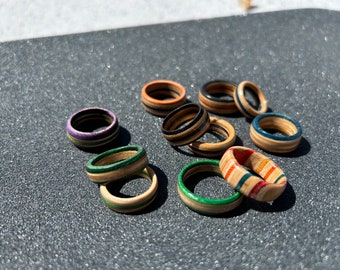 Recycled Skateboard Ring