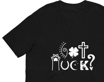 GOT LUCK Word Collage Unisex T-shirt
