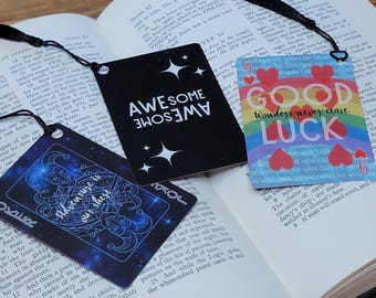Tarot Playing Cards Tassel Bookmark
