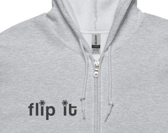 FLIP IT Poker Hoodie | Las Vegas style unisex heavy blend zip hoodie