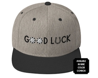 Las Vegas Style Good Luck Snapback Hat