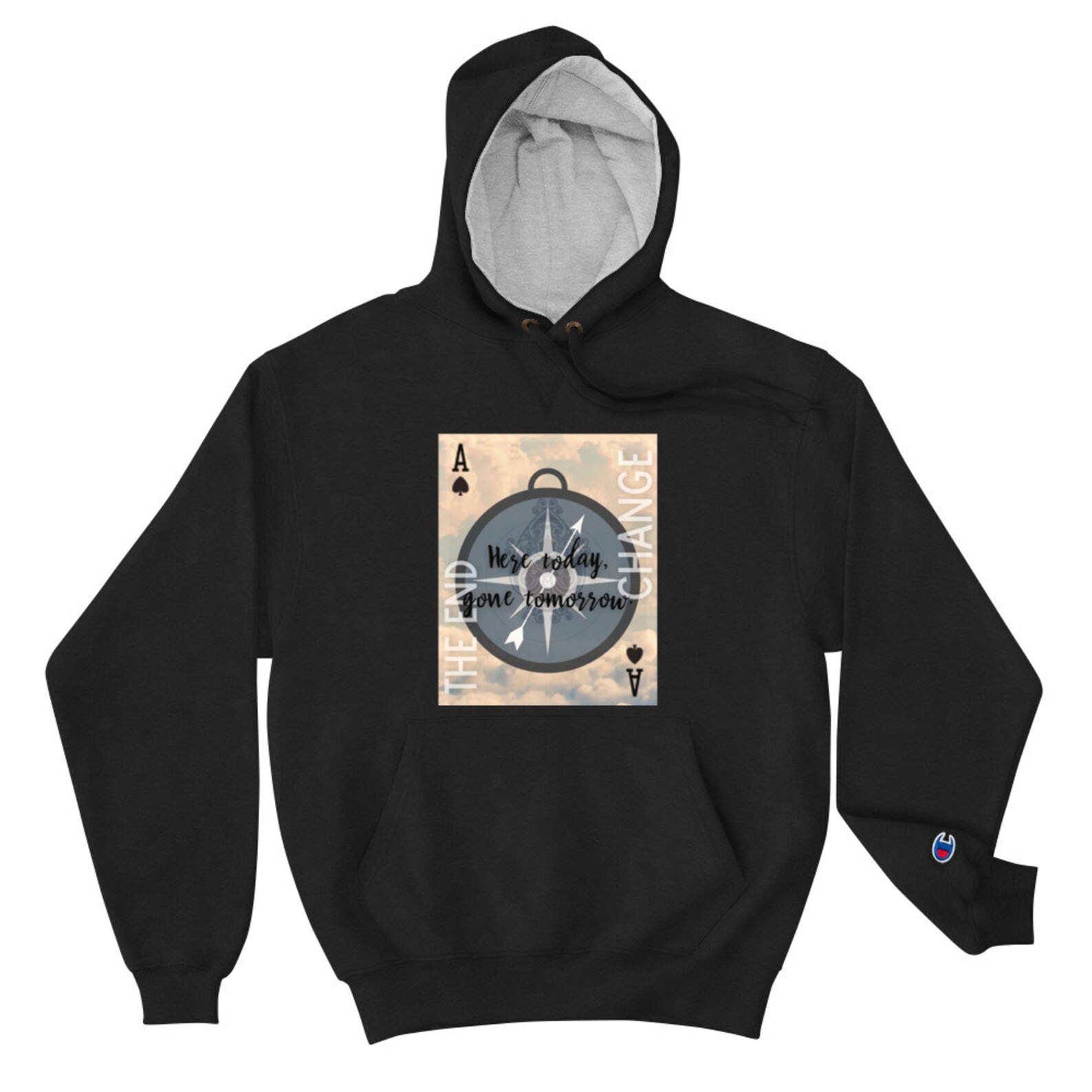 Ace of Spades Hoodie Divination Meaning Playing Card Art on Etsy