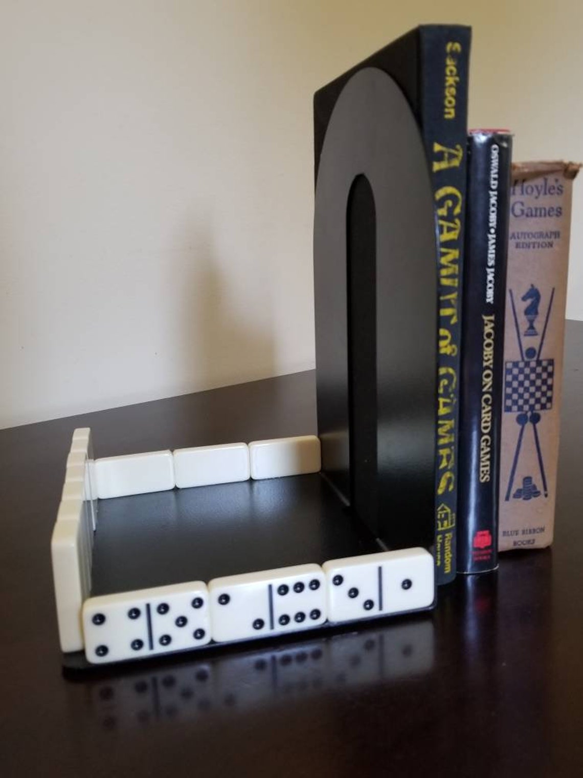 Domino Edged Bookend Game Room Decor FREE SHIPPING Etsy