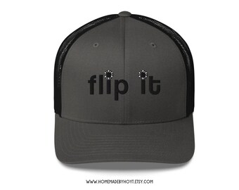 FLIP IT Trucker Cap | Las Vegas Style Poker Hat