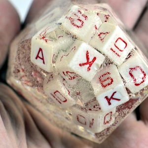 Las Vegas Style POKER DICE Resin Spielerkristall Kartenschutz