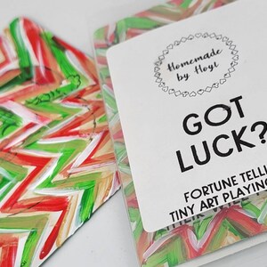 Christmas Fortune Telling Tiny Art Playing Card or Mystery Box - Etsy