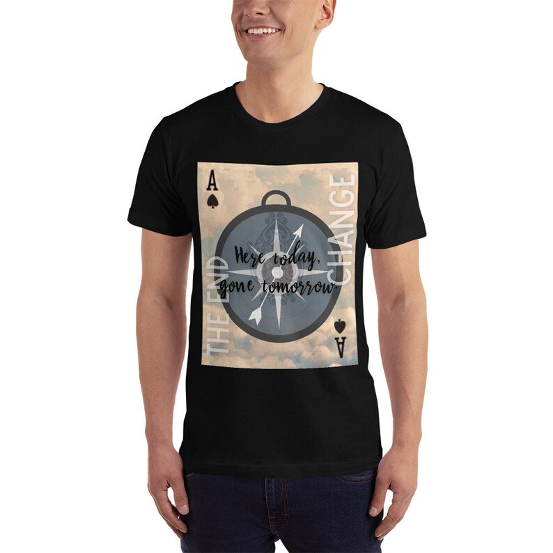 Ace of Spades Divination Meaning Playing Card Art on a Tshirt Etsy