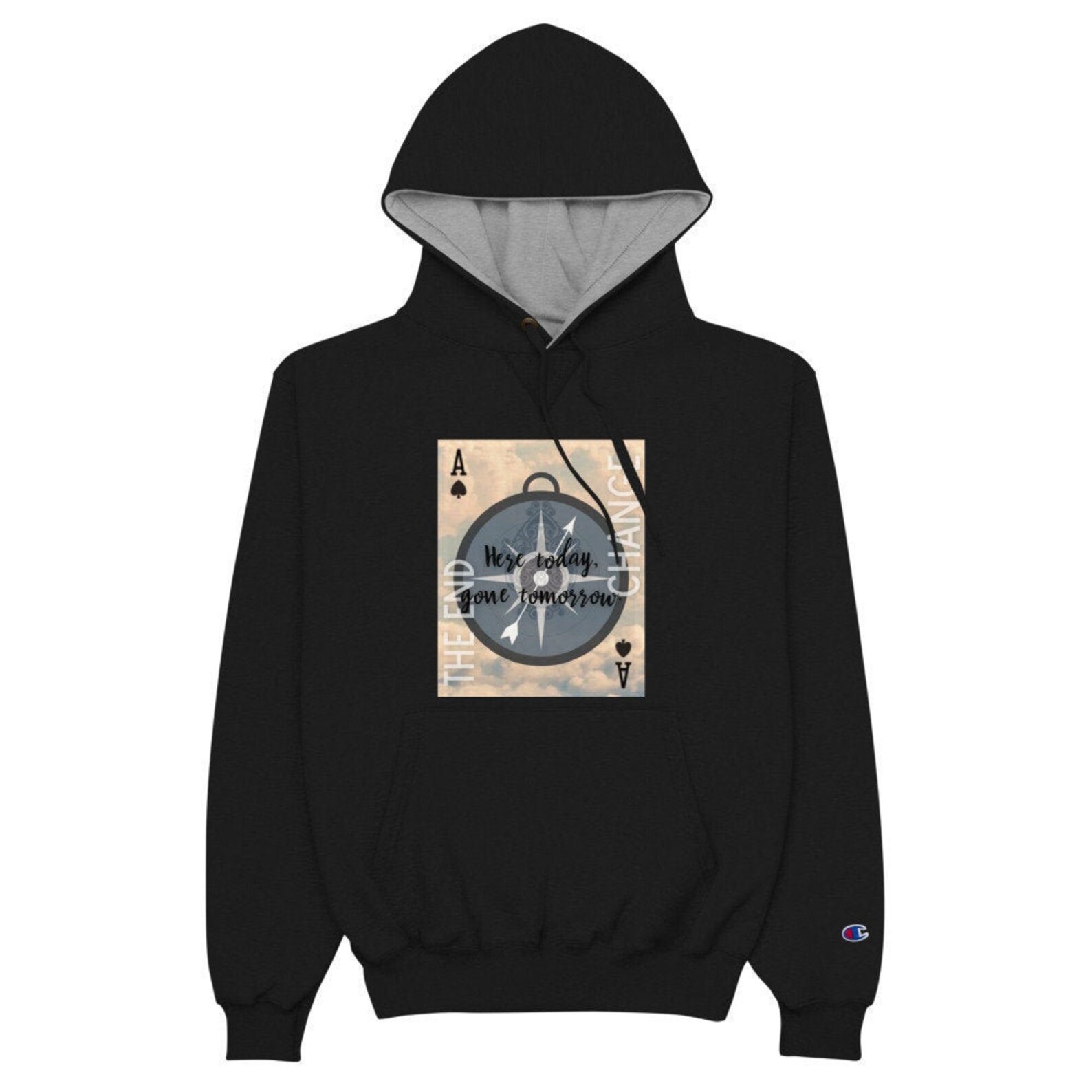 Ace of Spades Hoodie Divination Meaning Playing Card Art on Etsy