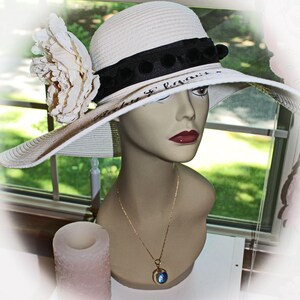 Personalized Mrs. Floppy Hat Phrase Hat Sayings Hat Cruise Bridal Shower Retirement Beach Monogram Statement Hat image 4