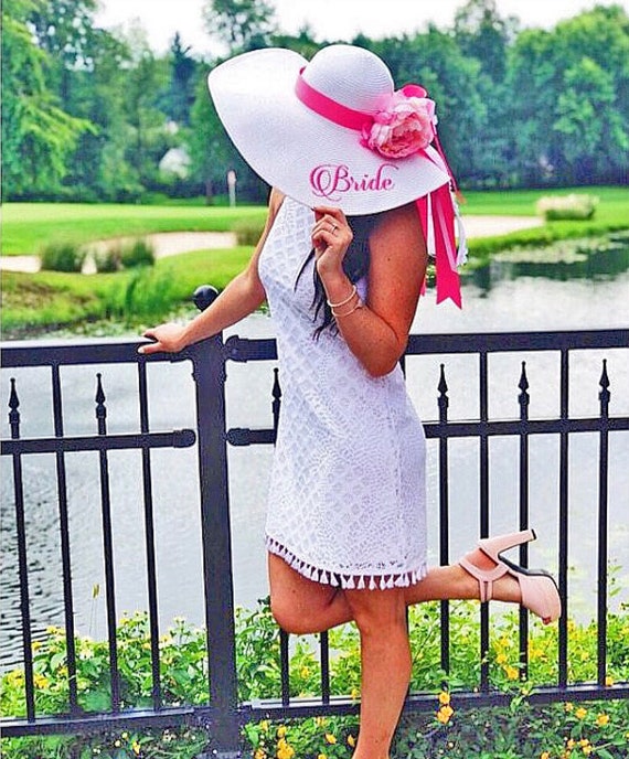 floppy hat wedding