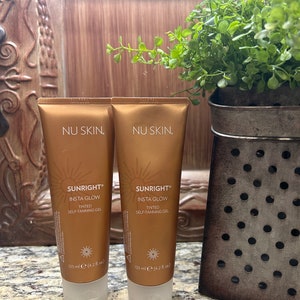 NuSkin Sunright Insta Glow Self Tanning Gel Exp 07/2026 Two Pack