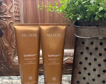 Nu Skin NuSkin Sunright Insta Glow Gel autobronceador Exp 07/2026 NUEVO STOCK SELLADO Paquete de dos