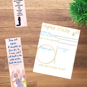 Hymnen Studieren Hymne Notizen Hymne Lesezeichen LDS Hymns