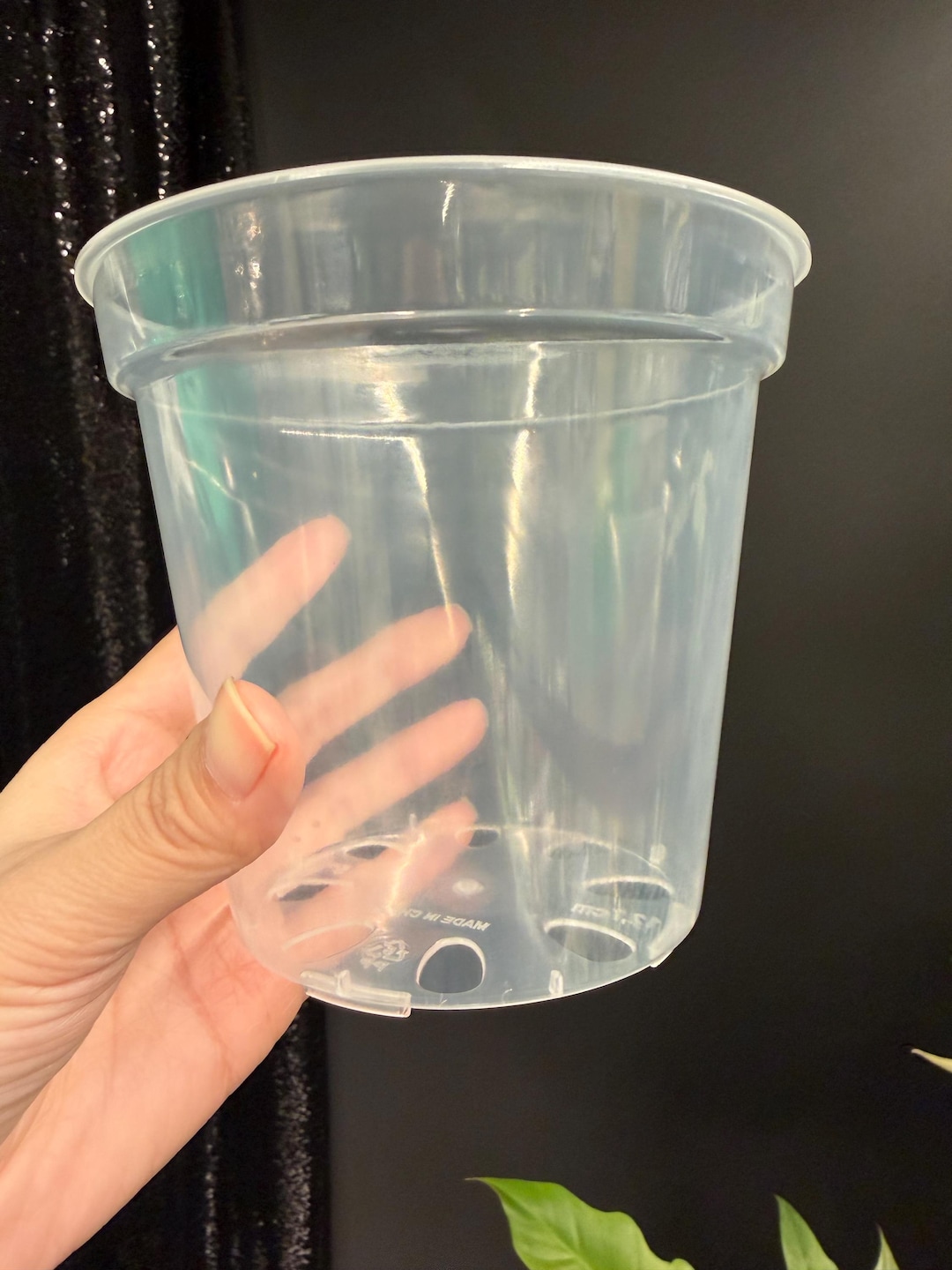 Clear Plastic Pot, 5 Inch Pot, 3 Pack / 5 Pack - Etsy
