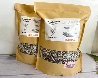 Pre-Washed PON Mix - 2LB, Aroid & Hoya Growing Potting Mix, Semi-Hydro Potting Mix (2 LB)