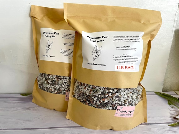 Pre-Washed PON Mix - 1 LB, Tropical Plant Growing Potting Mix, Semi-Hydro Potting Mix (1 LB)