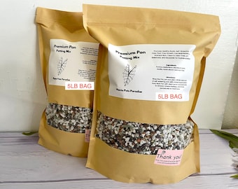 Pre-Washed PON Mix - 5LB, Aroid & Hoya Potting Mix, Semi-Hydro Potting Mix (5 LB Bag)