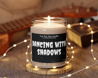 Scented Soy Candle, 9oz Dancing with shadows