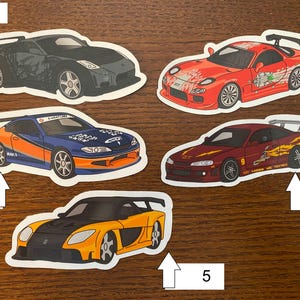 Fast and Furious Car Stickers 2